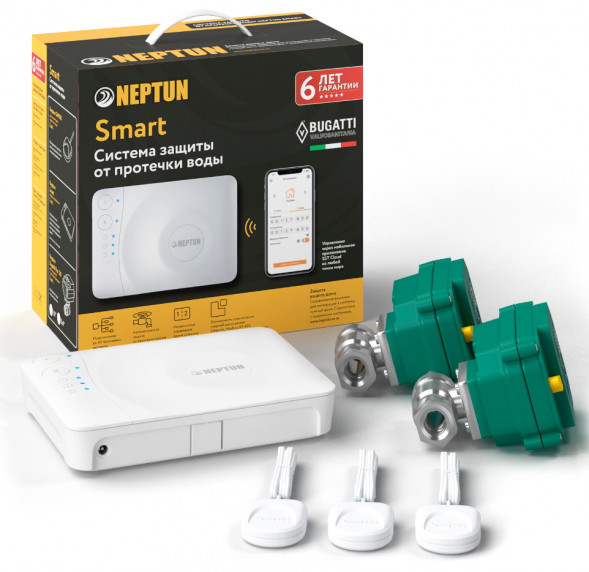 Система защиты от протечки воды​ ​Neptun Bugatti Smart​ 1/2