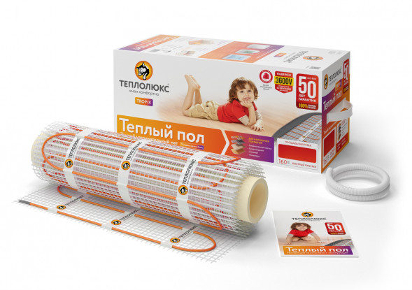 Нагревательный мат Теплолюкс Tropix МНН 240 Вт/1,5 кв.м