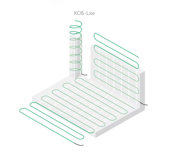 Секция нагревательная кабельная 40КОБ-2-02-0100-020-Lite