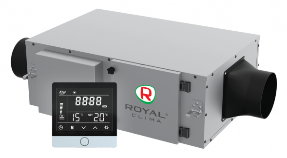 Приточная вентиляционная установка Royal Clima RCV-500 + EH-3400